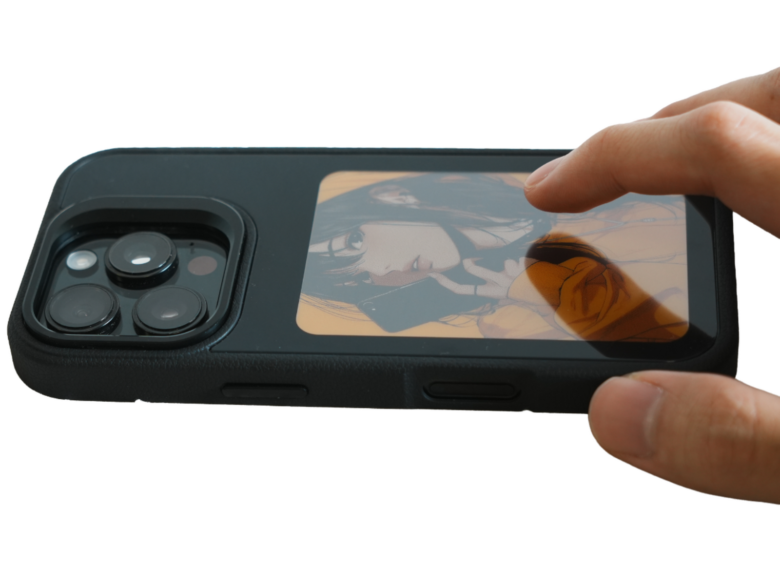 指紋がつきにくい
マット仕上げ。